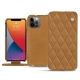 硬质真皮保护套 Apple iPhone 13 Pro - Castan esparciate - Couture