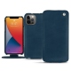 Apple iPhone 13 Pro leather case - Blu mediterran