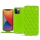 Apple iPhone 13 Pro leather case - Vert fluo - Couture