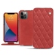 硬质真皮保护套 Apple iPhone 13 Pro - Cerise vintage - Couture