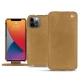 Housse cuir Apple iPhone 13 Pro - Sable vintage ( Roughtcut - Gaucho#57254 ) 