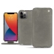 Apple iPhone 13 Pro leather case - Acier vintage ( Pantone 403C ) 