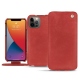 硬质真皮保护套 Apple iPhone 13 Pro - Cerise vintage ( Pantone 185C ) 