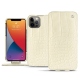 Capa em pele Apple iPhone 13 Pro - Crocodile milk