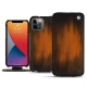 Lederschutzhülle Apple iPhone 13 Pro - Marron Patine