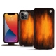 Capa em pele Apple iPhone 13 Pro - Fauve Patine