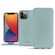 Capa em pele Apple iPhone 13 Pro - Bleu Ciel PU