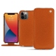 Lederschutzhülle Apple iPhone 13 Pro - Orange vibrant