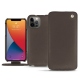 Funda de piel Apple iPhone 13 Pro - Gris Veggie