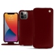 Apple iPhone 13 Pro leather case - Rouge Veggie