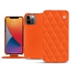 Capa em pele Apple iPhone 13 Pro Max - Orange fluo - Couture