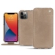 レザーケース Apple iPhone 13 Pro Max - Taupe vintage ( Pantone 7530C ) 