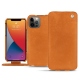 Capa em pele Apple iPhone 13 Pro Max - Mandarine vintage ( Pantone 165C ) 