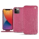 レザーケース Apple iPhone 13 Pro Max - Serpent ciclamino