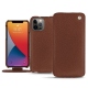 Apple iPhone 13 Pro Max leather case - Marron délicat