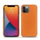 Apple iPhone 13 Pro leather cover - Orange ( Nappa - Pantone 1495U ) 