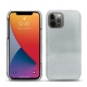 Apple iPhone 13 Pro leather cover - Platinium ( Pantone 877C ) 