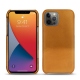 Coque cuir Apple iPhone 13 Pro - Or Maïa ( Pantone 871C ) 