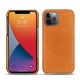 Apple iPhone 13 Pro leather cover - Mandarine vintage ( Pantone 165C ) 