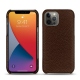 硬质真皮保护套 Apple iPhone 13 Pro - Châtaigne ( Pantone 476C ) 
