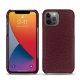 Capa em pele Apple iPhone 13 Pro - Lie de vin ( Pantone 5115C ) 