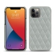 硬质真皮保护套 Apple iPhone 13 Pro - Gris - Couture ( Nappa - Pantone W428C ) 