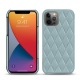 Funda de piel Apple iPhone 13 Pro - Bleu ciel - Couture ( Nappa - Pantone 277C ) 