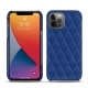 Capa em pele Apple iPhone 13 Pro - Bleu océan - Couture ( Nappa - Pantone 293C ) 