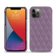 Apple iPhone 13 Pro leather cover - Lilas - Couture ( Nappa - Pantone 2645U ) 