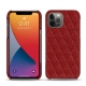 Custodia in pelle Apple iPhone 13 Pro - Tomate - Couture ( Pantone 187C ) 