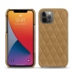 Capa em pele Apple iPhone 13 Pro - Sable vintage - Couture