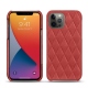 Capa em pele Apple iPhone 13 Pro - Cerise vintage - Couture