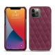 Custodia in pelle Apple iPhone 13 Pro - Prune vintage - Couture