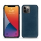 Lederschutzhülle Apple iPhone 13 Pro - Blu mediterran