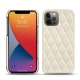硬质真皮保护套 Apple iPhone 13 Pro - Blanc escumo - Couture