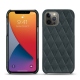 硬质真皮保护套 Apple iPhone 13 Pro - Blu marino - Couture