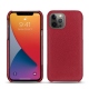 Apple iPhone 13 Pro leather cover - Rouge passion