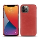 Apple iPhone 13 Pro Max leather cover - Cerise vintage ( Pantone 185C ) 