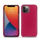 가죽 커버 Apple iPhone 13 Pro Max - Rose fluo