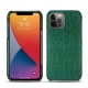 Apple iPhone 13 Pro Max leather cover - Crocodile pino