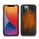 Lederschutzhülle Apple iPhone 13 Pro Max - Marron Patine