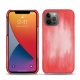 Lederschutzhülle Apple iPhone 13 Pro Max - Rose Patine