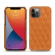 Lederschutzhülle Apple iPhone 13 Pro Max - Mandarine vintage - Couture