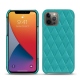 Capa em pele Apple iPhone 13 Pro Max - Bleu fluo - Couture
