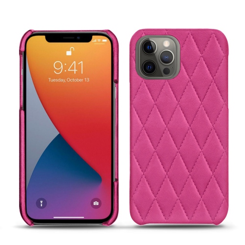 Custodia in pelle per Apple iPhone 13 Pro MaxRose BB - Couture ( Pantone #DB599F )