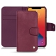 Housse cuir Apple iPhone 13 Pro - Prune vintage ( Pantone 512C ) 