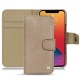 Apple iPhone 13 Pro leather case - Taupe vintage ( Pantone 7530C ) 