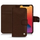 Housse cuir Apple iPhone 13 Pro - Châtaigne ( Pantone 476C ) 
