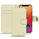Apple iPhone 13 Pro leather case - Ivoire ( Sleek P C12 - White ) 