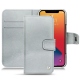 Housse cuir Apple iPhone 13 Pro - Platinium ( Pantone 877C ) 